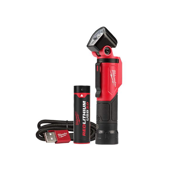 Milwaukee REDLITHIUM USB Pivoting Work Light 3.0Ah Kit - Toolup Australia