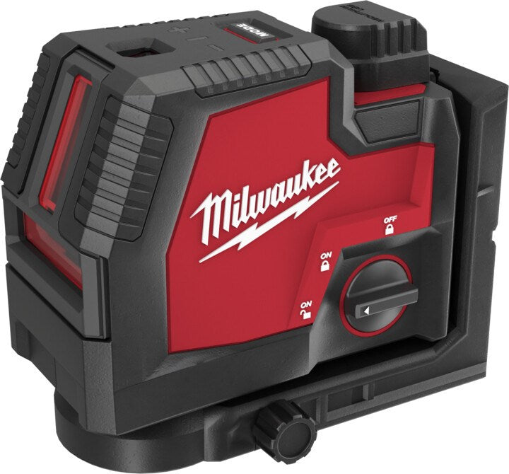 Milwaukee REDLITHIUM? USB Rechargeable Cross + 2 Plumb Laser Kit (1x 3.0Ah, Case) - Toolup Australia