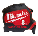 Milwaukee WIDE BLADE? Tape Measure 8m - Toolup Australia