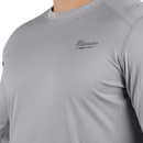 Milwaukee WORKSKIN Light Shirt Long Sleeve Grey - M - Toolup Australia