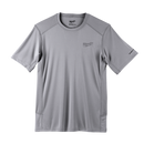 Milwaukee WORKSKIN Light Shirt Short Sleeve Grey - S - Toolup Australia