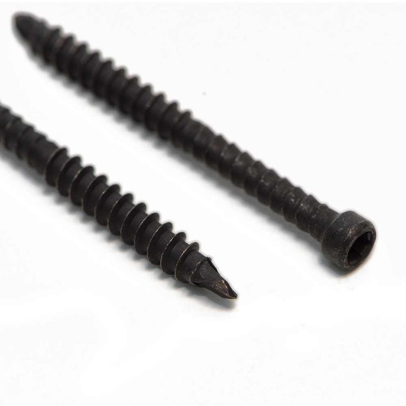 Anchormark Cladding Screw 316  Stainless 4.5mm x 37mm Black - Toolup Australia