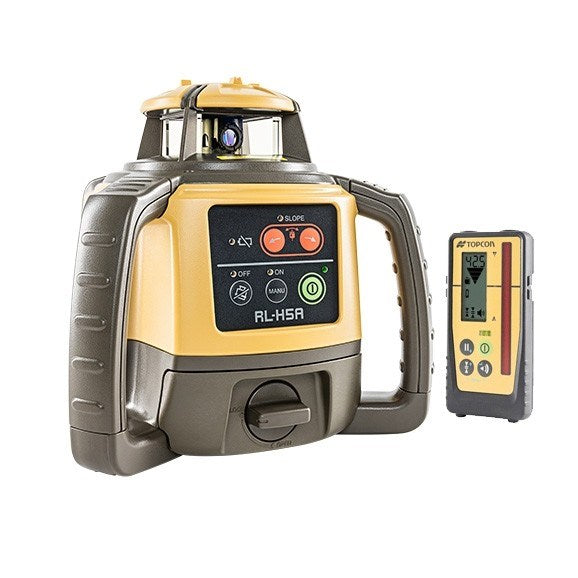 TOPCON RL-H5A LASER LEVEL WITH LS100D RECEIVER 1021200-11