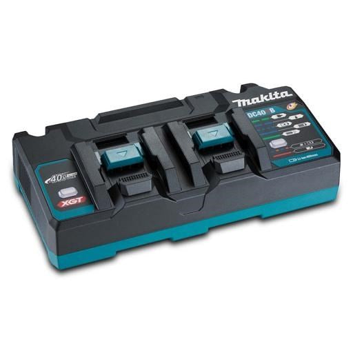 Makita (DC40RB) 40V Max Dual Port Rapid Charger - Packaged