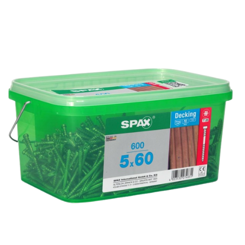 SPAX Decking Screws Value Pack (10G) 5mm x 60mm A2 304 Stainless Steel 4507000500649