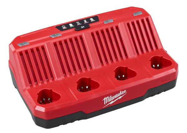 Milwaukee M12â„¢ Four Bay Sequential Charger