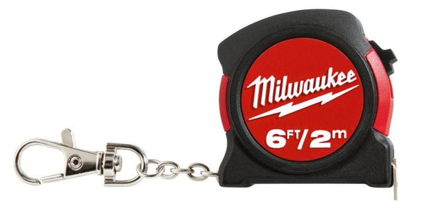 Milwaukee Mil 2M/6ft Keychain Tape Measure