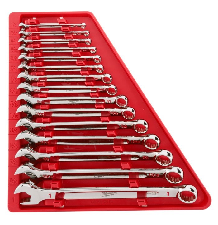 Milwaukee 15pc Combination Wrench Set - SAE