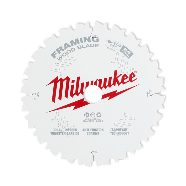 Milwaukee 9-1/4" 235mm 24T FRAMING Blade