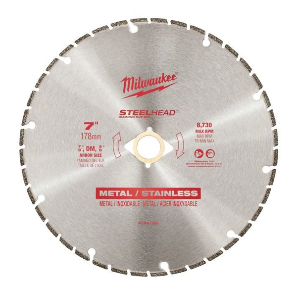 Milwaukee STEELHEAD Diamond Cut-Off 7" 178mm 49937820