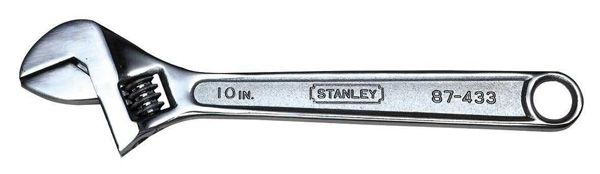 STANLEY 250MM ADJUSTABLE WRENCH 87-433