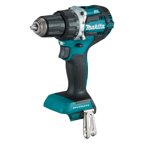 Makita 18V COMPACT BRUSHLESS Heavy Duty Driver Drill Kit - Includes 2 x 5.0Ah Batteries, Rapid Charger & Carry Case