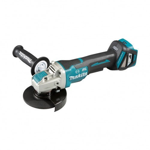 Makita 18V BRUSHLESS 125mm X-LOCK Angle Grinder, Paddle Switch, Variable Speed, Kick Back Detection, Electric Brake - Tool Only DGA519Z