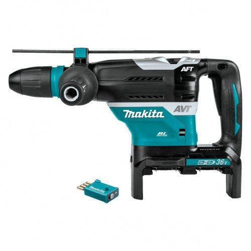 Makita 18Vx2 BRUSHLESS AWS 40mm SDS Max Rotary Hammer, Carry Case  - Tool Only DHR400ZKUN