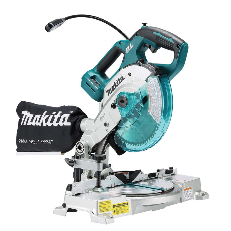 Makita 18V COMPACT B0RUSHLESS 165mm (6-1/2") Mitre - Tool Only DLS600Z