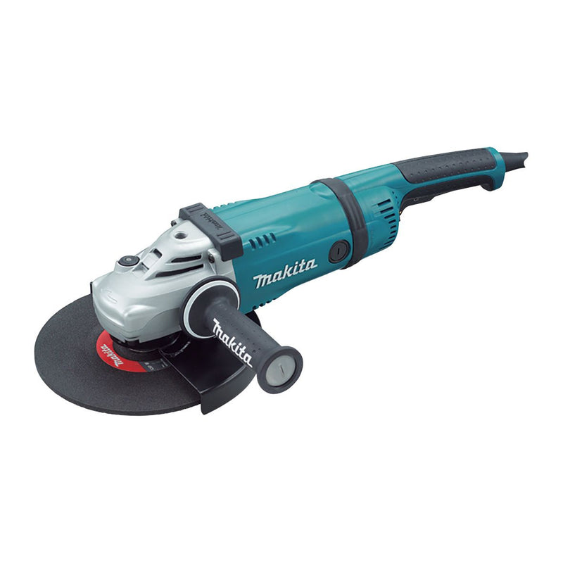 Makita 230mm (9") Angle Grinder, 2400W, soft start, anti-vibration handle GA9040S01