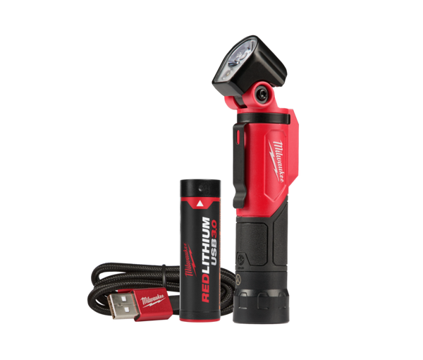 Milwaukee REDLITHIUM USB Pivoting Work Light 3.0Ah Kit L4PWL-301