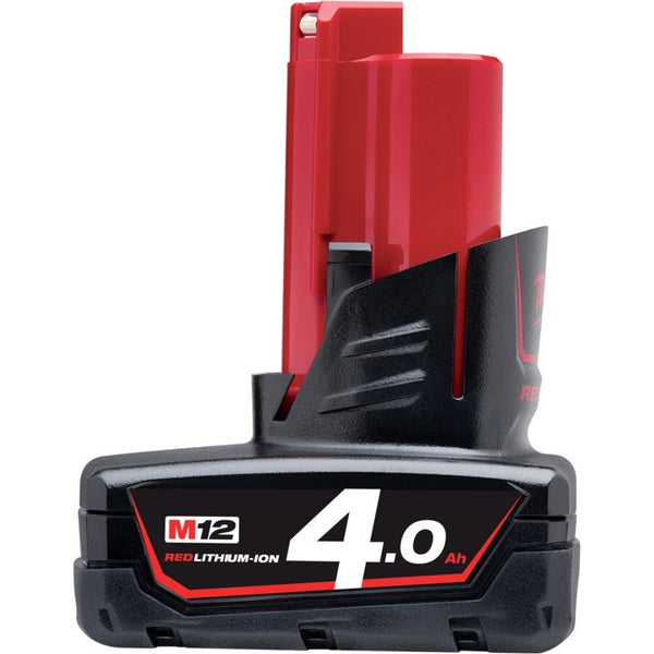 Milwaukee M12â„¢ REDLITHIUMâ„¢-ION 4.0Ah Battery Pack