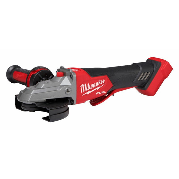Milwaukee M18 FUELâ„¢ 125mm (5") Flathead Braking Angle Grinder with Deadman Paddle Switch (Tool Only)