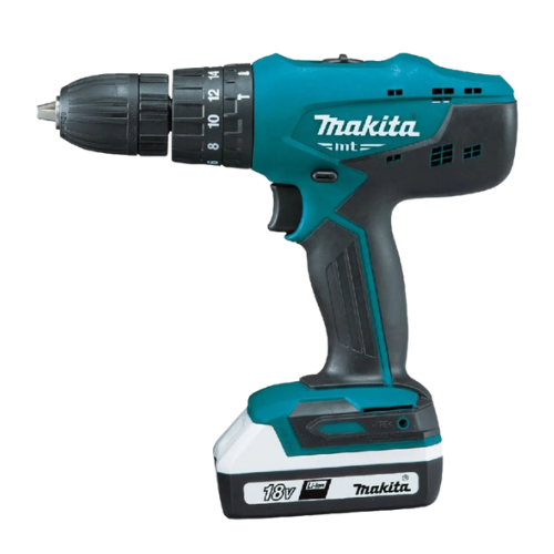 Makita MT Series 18V Mobile Hammer Driver Drill, 2 X 1.5Ah Battery and Charger M8301DWEB