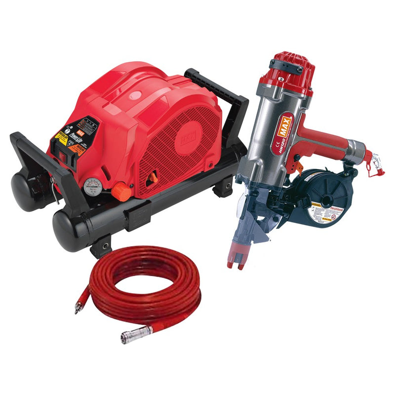 MELBOURNE NAILS MAX HIGH PRESSURE KIT INC COMPRESSOR, HOSE AND CONCRETE NAILER MAXHPKIT