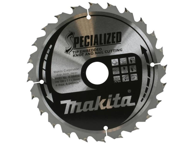 TCT SAW BLADE 260 X 30 X 32T TIP EMBED