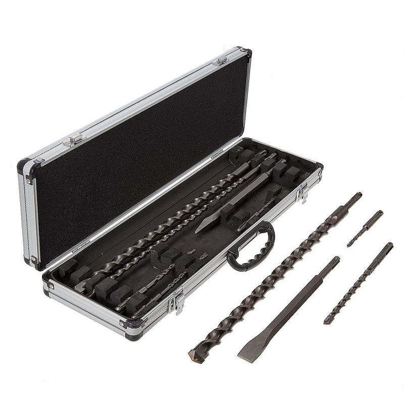 STD SDS-PLUS DRILL/CHISEL SET (10 PCE)