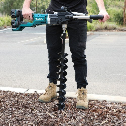 Makita 18Vx2 BRUSHLESS Earth Auger Kit - Includes 2 x 5.0Ah Battery & Dual Port Rapid Charger