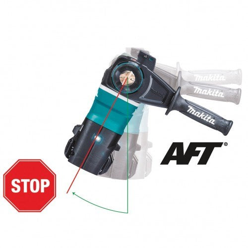 Makita 18Vx2 BRUSHLESS AWS* 40mm SDS Max Rotary Hammer Kit  - Includes 2 x 6.0Ah Batteries, Dual Port Rapid Charger & Carry Case *AWS Receiver sold separately (198901-5)" DHR400G2N