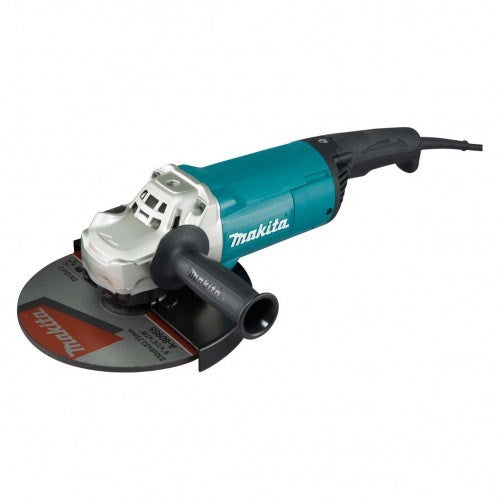 Makita 230mm (9") Angle Grinder, 2200W, soft start, anti-restart, SJSII GA9061R