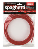 RED SPAGHETTI ROLL 5.5MM X 5M PSR5505S - Toolup Australia