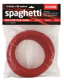 RED SPAGHETTI ROLL 5.5MM X 50M PSR5550 - Toolup Australia