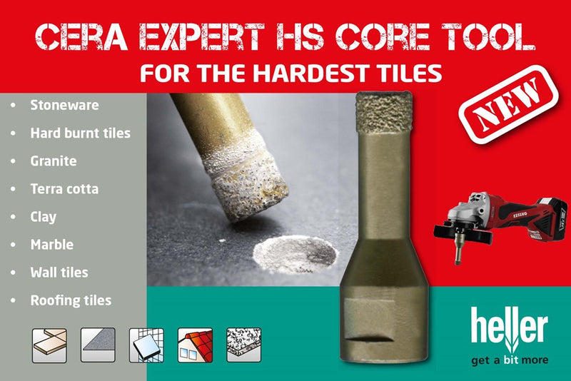 TILE BIT WAX FILLED 6MM HCEHS06 - Toolup Australia