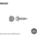 MACSIM SCREWS HEX HEAD TYPE 17 GALVANISED 12G X 65MM 17GHC1265 - Toolup Australia