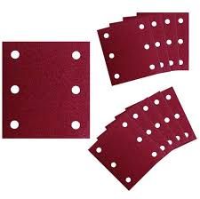 1/4 SHEET SANDPAPER 114 X 102 VELCRO 320 GRIT 6 HOLE - Toolup Australia