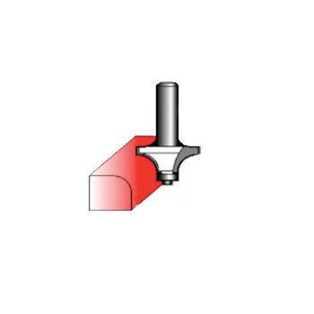 6.35MM ROUND OVERTCT BIT / 1/4 SHAFT - Toolup Australia