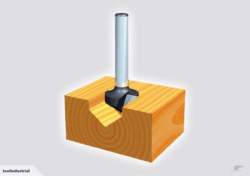 90 VEE GROOVINGTCT BIT / 1/4 SHAFT - Toolup Australia