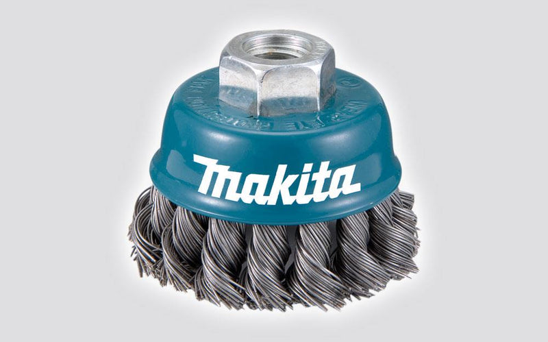 CUP WIRE BRUSH 60MM DIA 10X1.5MM THREAD - Toolup Australia