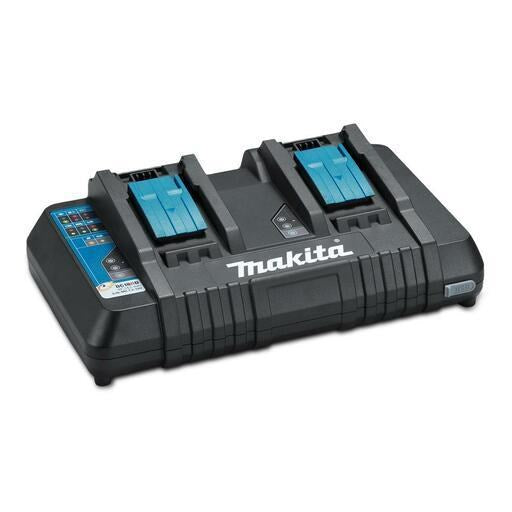 Makita 18V Same Time Dual Port Rapid Charger (DC18RD) - Toolup Australia