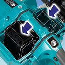 Makita 18Vx2 BRUSHLESS 230mm (9") Power Cutter Kit - Includes 2 x 5.0Ah Batteries, Dual Port Rapid Charger * Blade not included - Toolup Australia