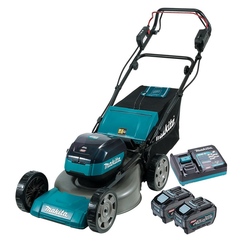 Makita 40V MAX BRUSHLESS 480mm LAWN MOWER KIT LM001GT203 - Toolup Australia