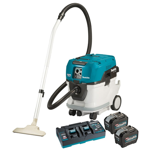 Makita 80V Max (40Vx2) AWS Brushless M ClassDust Extraction Vacuum Kit VC006GML21 - Toolup Australia