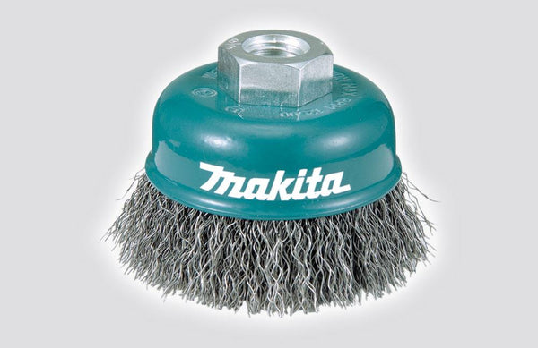 MAKITA CUP WIRE BRUSH 60MMDIA 10X1.5MM THREAD - Toolup Australia