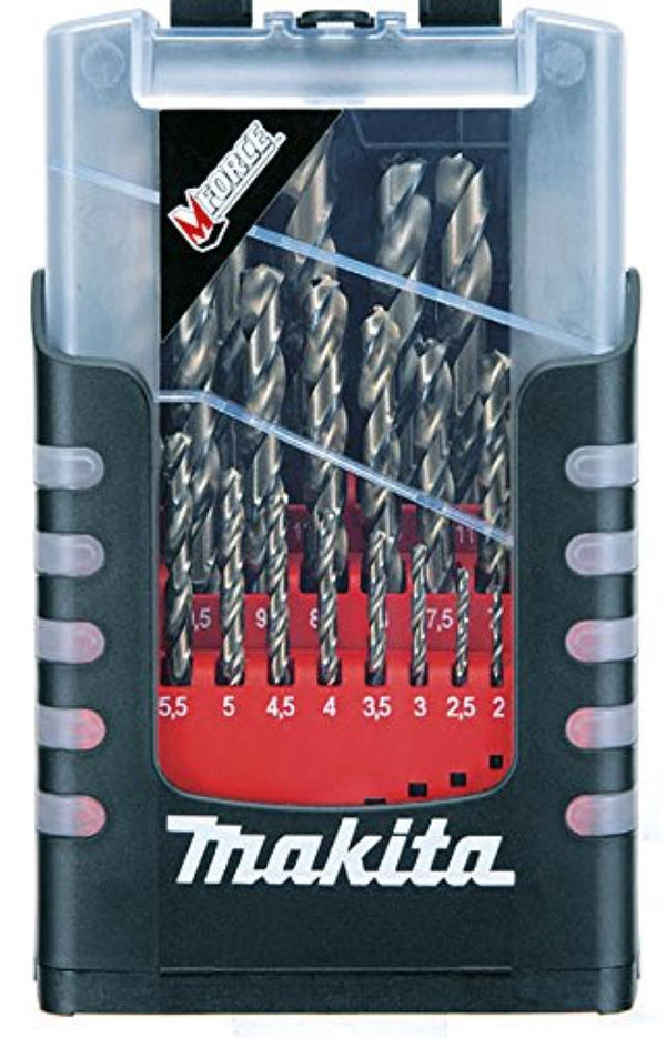 MAKITA M FORCE DRILL BIT SET 25 PCE  METRIC 1.0 TO 13MM - Toolup Australia
