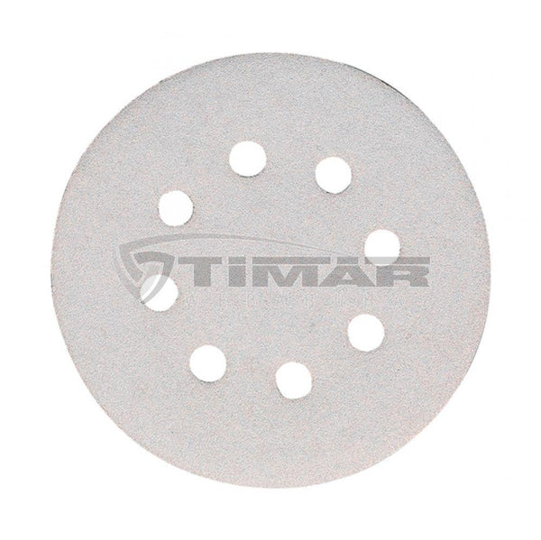 SANDING DISC WHITE 125MM/120#PUNCHED X50 - Toolup Australia