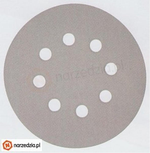 SANDING DISC WHITE 125MM/40# PUNCHED X50 - Toolup Australia
