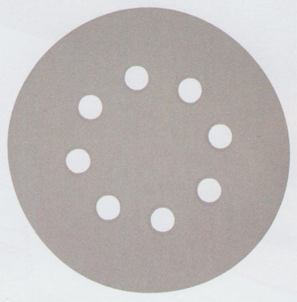 SANDING DISC WHITE 125MM/60# PUNCHED X10 - Toolup Australia