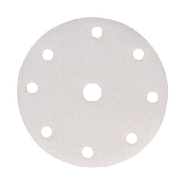 SANDING DISC WHITE 150MM/120#PUNCHED X10 - Toolup Australia