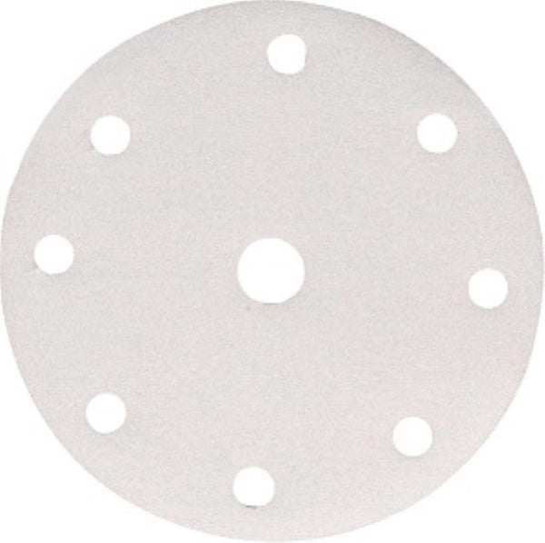 SANDING DISC WHITE 150MM/120#PUNCHED X50 - Toolup Australia