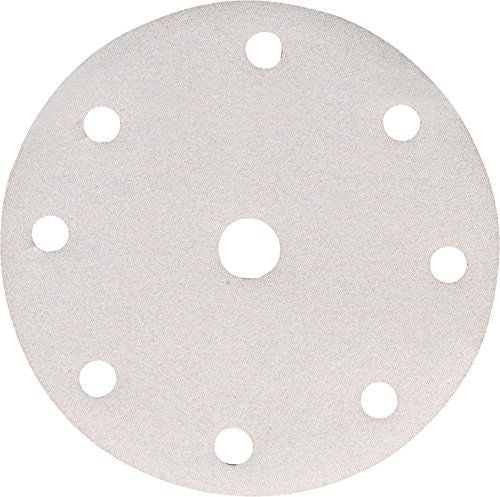 SANDING DISC WHITE 150MM/240#PUNCHED X50 - Toolup Australia